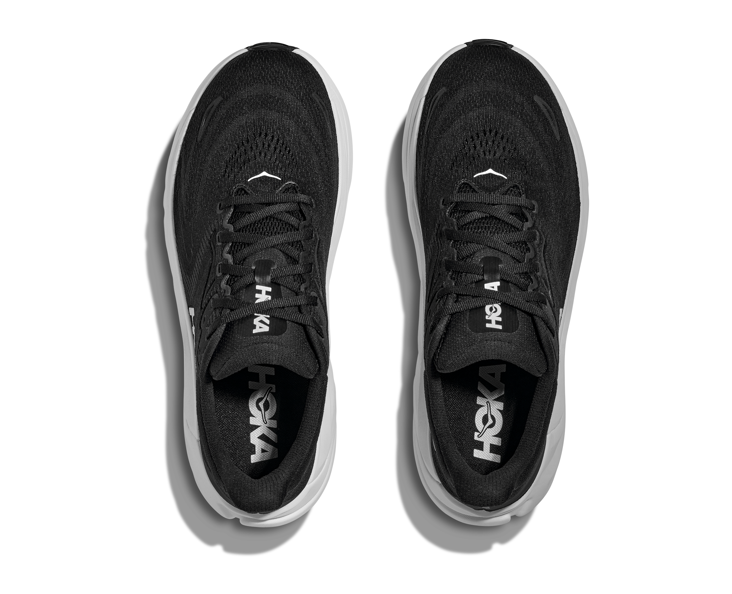 HOKA Women's Arahi 8 - BLACK / WHITE (Wide)