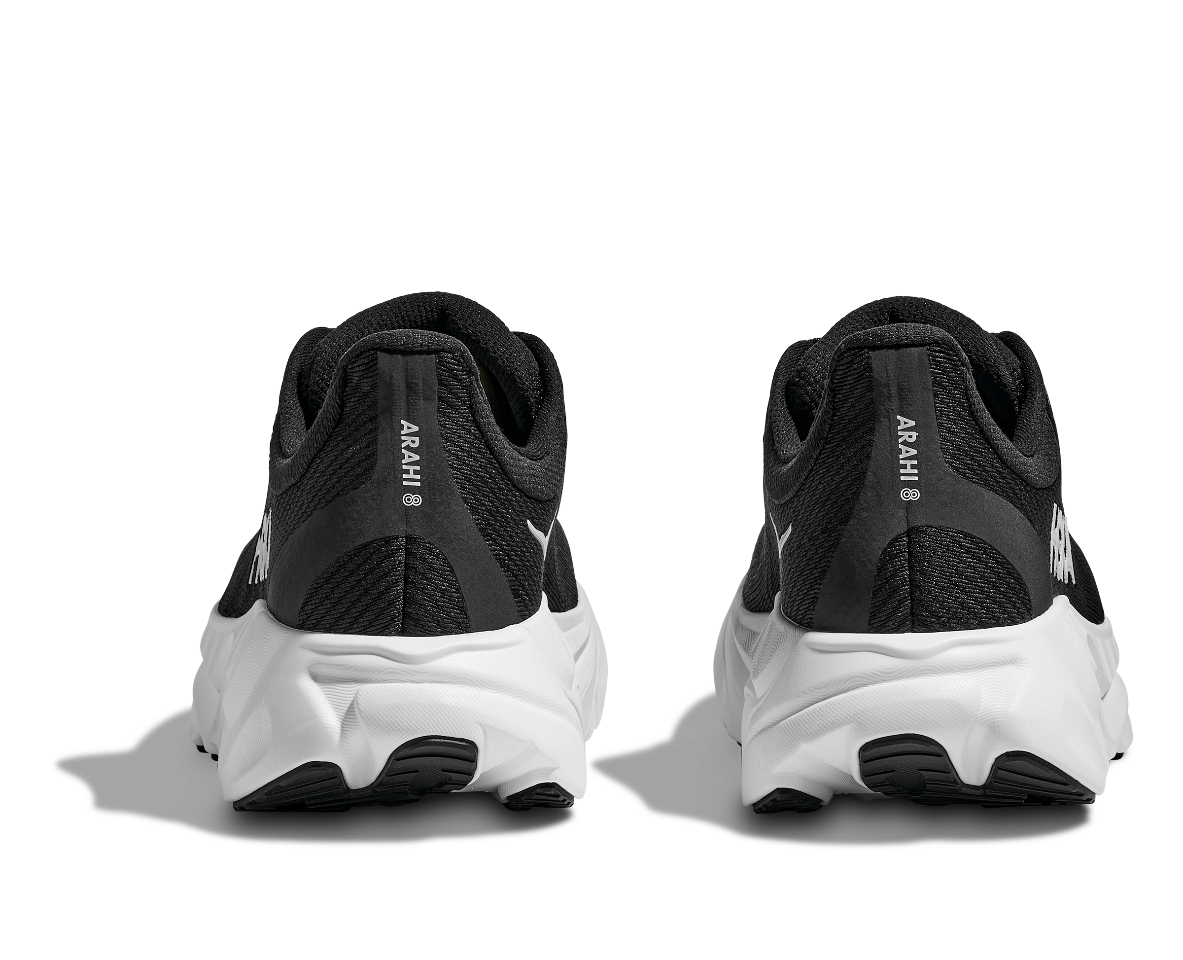 HOKA Women's Arahi 8 - BLACK / WHITE