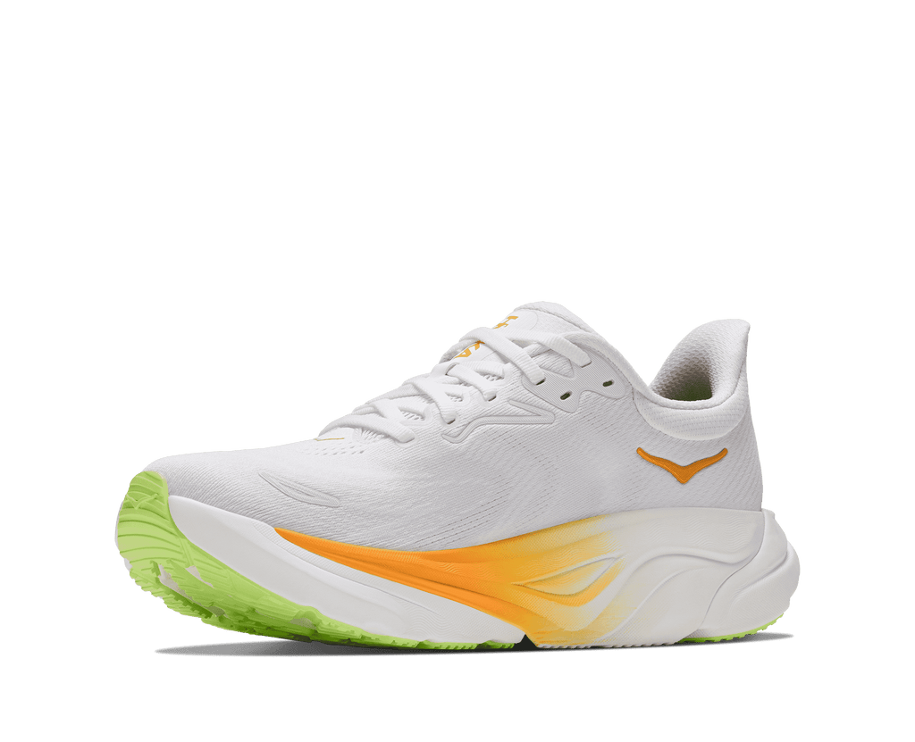 HOKA Women's Arahi 8 - FROST / SOLAR FLARE