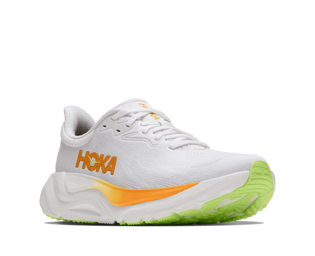 HOKA Women's Arahi 8 - FROST / SOLAR FLARE