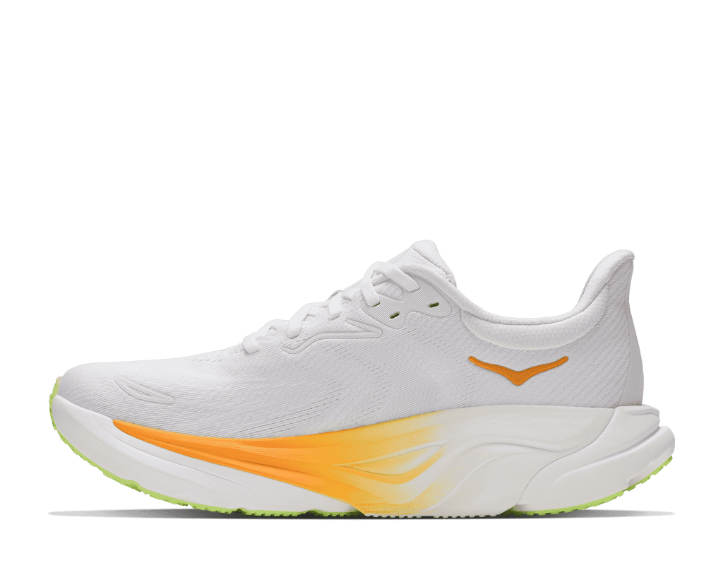 HOKA Women's Arahi 8 - FROST / SOLAR FLARE