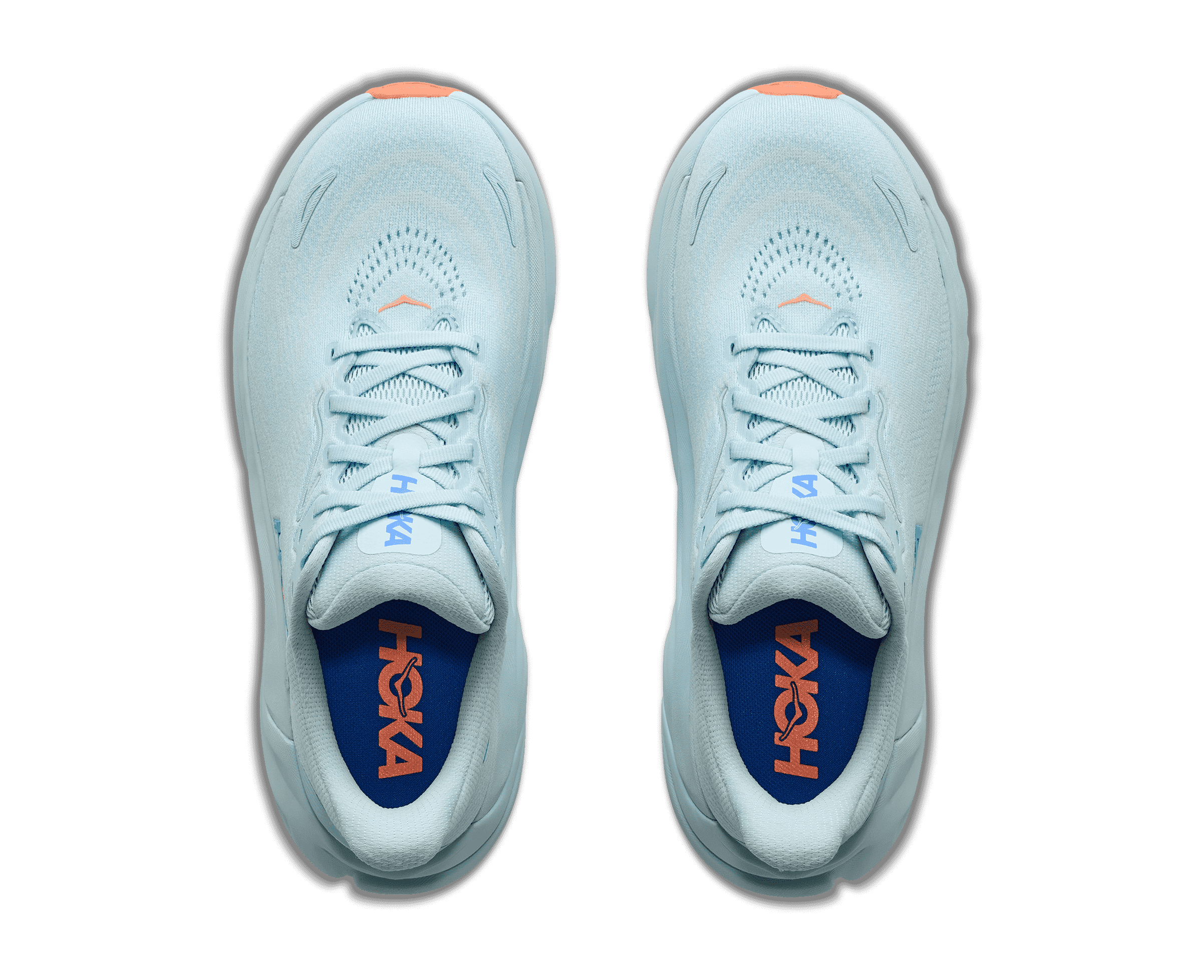 HOKA Women's Arahi 8 - GLIMMERING BLUE / NEON CANTALOUPE