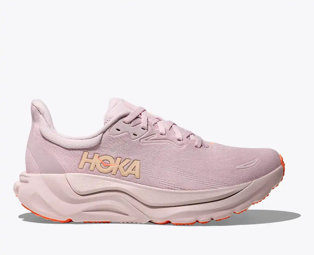 HOKA Women's Arahi 8 - LILAC CREAM / NEON CANTALOUPE