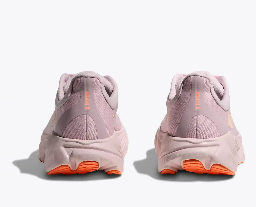 HOKA Women's Arahi 8 - LILAC CREAM / NEON CANTALOUPE