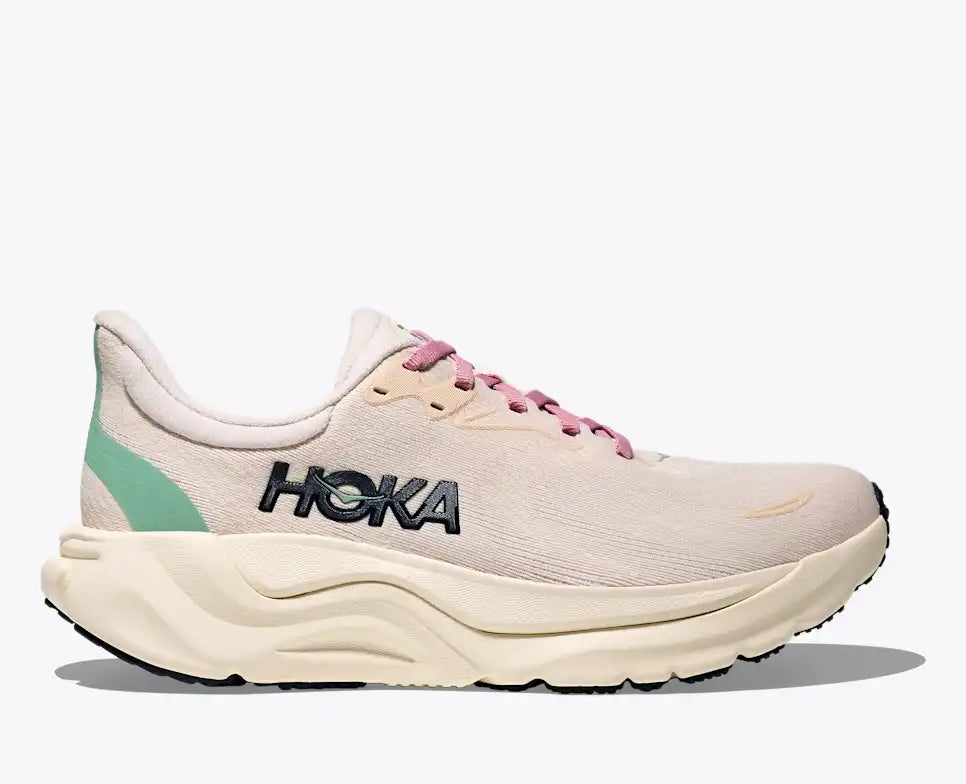 HOKA Women's Arahi 8 - ROSE CREAM / ALABASTER (Extra Wide)