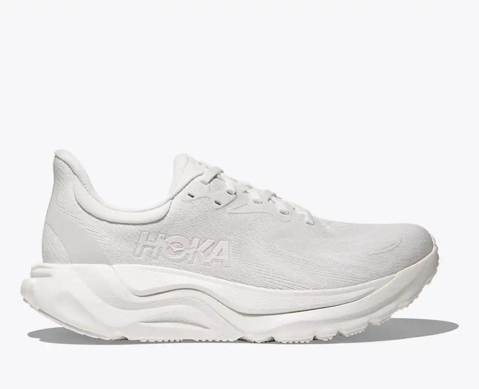 HOKA Women's Arahi 8 - WHITE / WHITE (Wide)