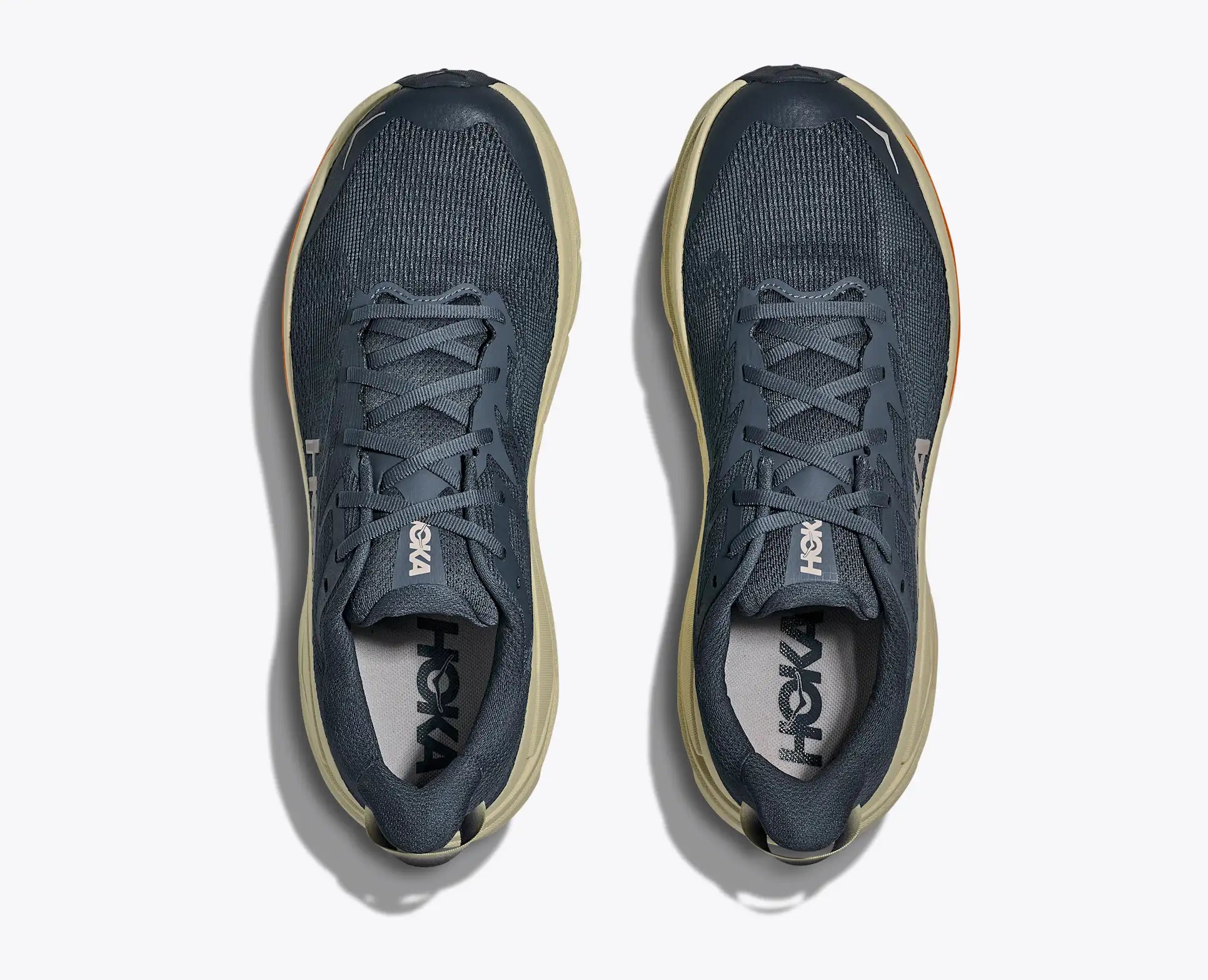 HOKA Men's Challenger 8 - FADED NAVY / PAMPAS GRASS (Wide)