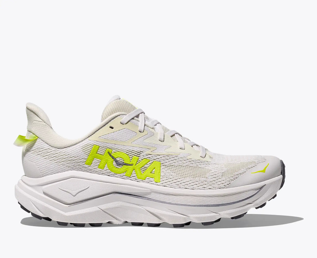 HOKA Men's Challenger 8 - WHITE / NEON HOKA CITRUS