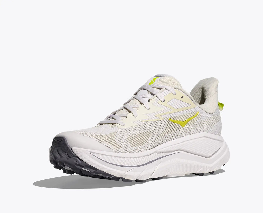 HOKA Men's Challenger 8 - WHITE / NEON HOKA CITRUS