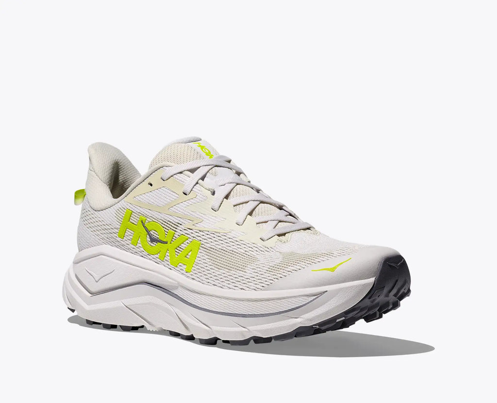 HOKA Men's Challenger 8 - WHITE / NEON HOKA CITRUS