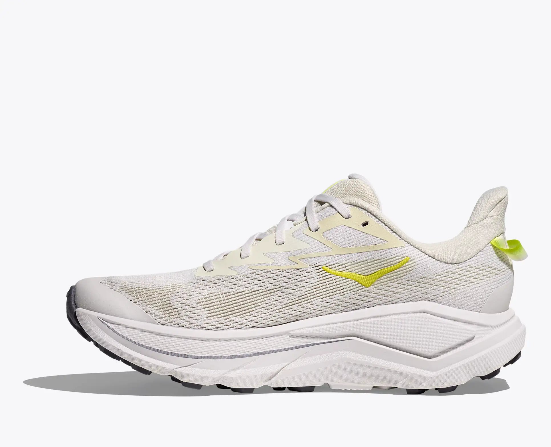 HOKA Men's Challenger 8 - WHITE / NEON HOKA CITRUS