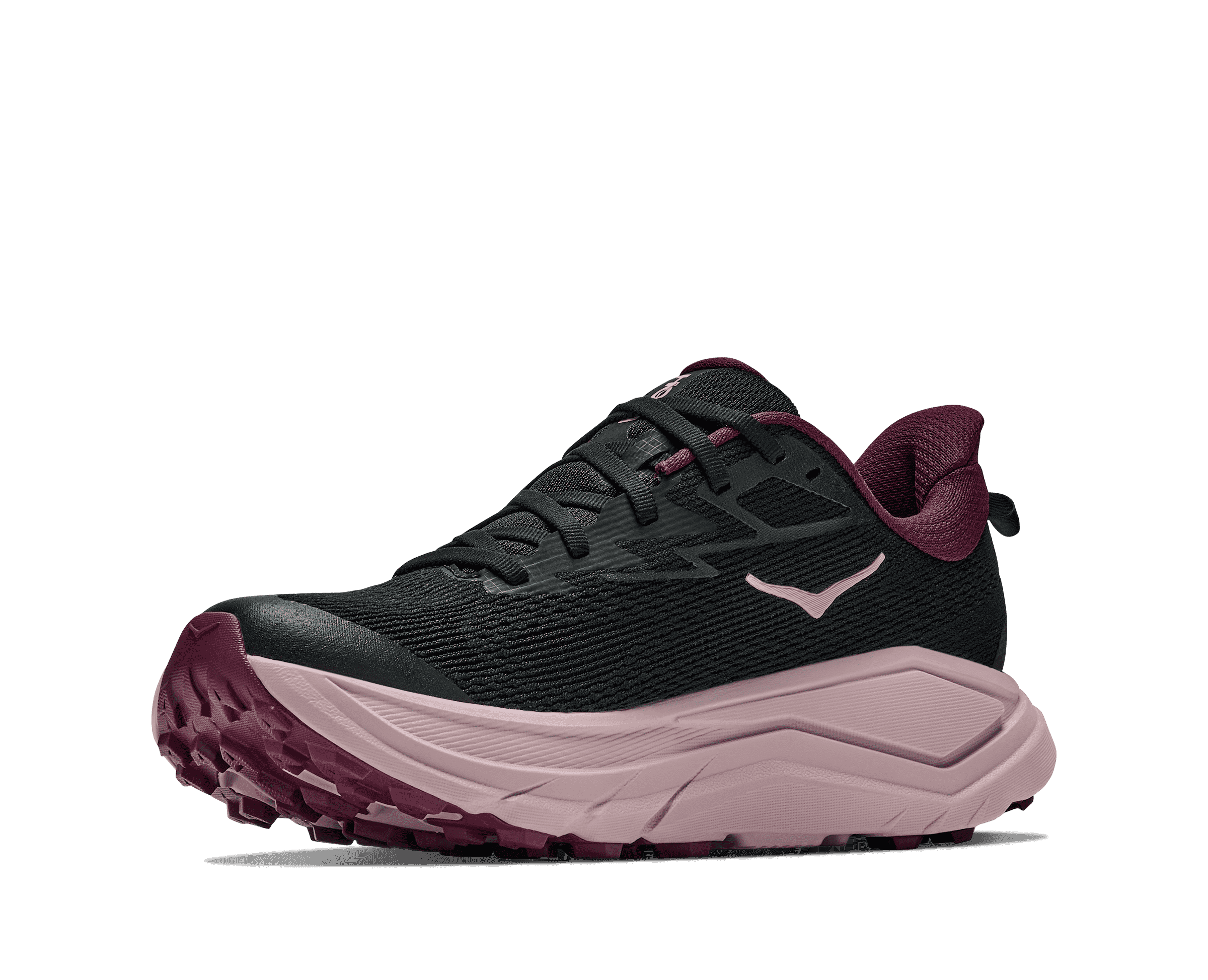 HOKA Women's Challenger 8 - BLACK / PINK OPAL