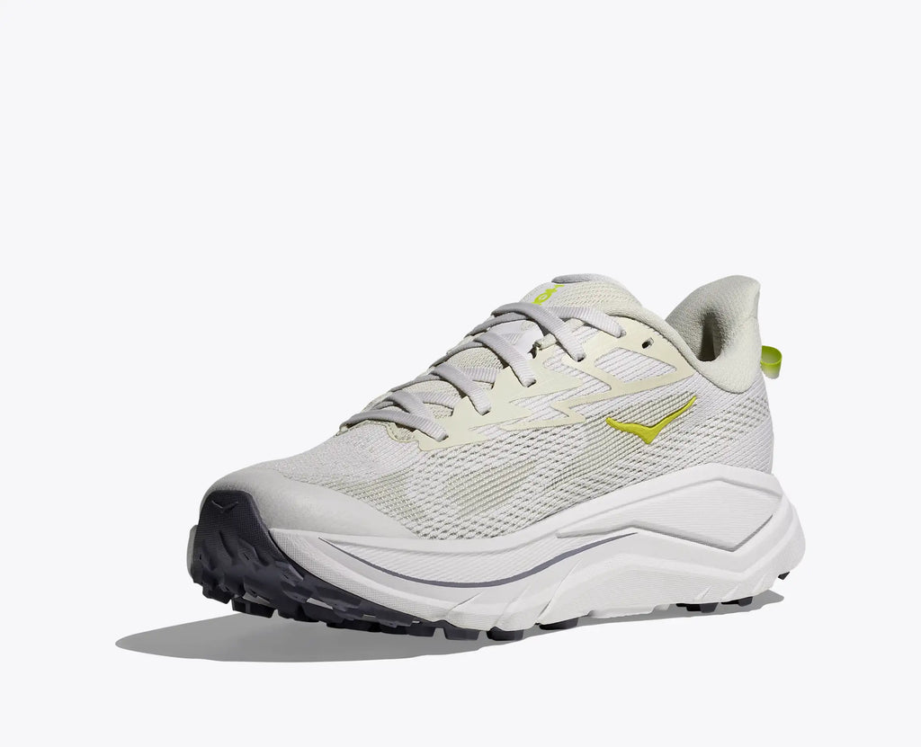 HOKA Women's Challenger 8 - WHITE / NEON HOKA CITRUS