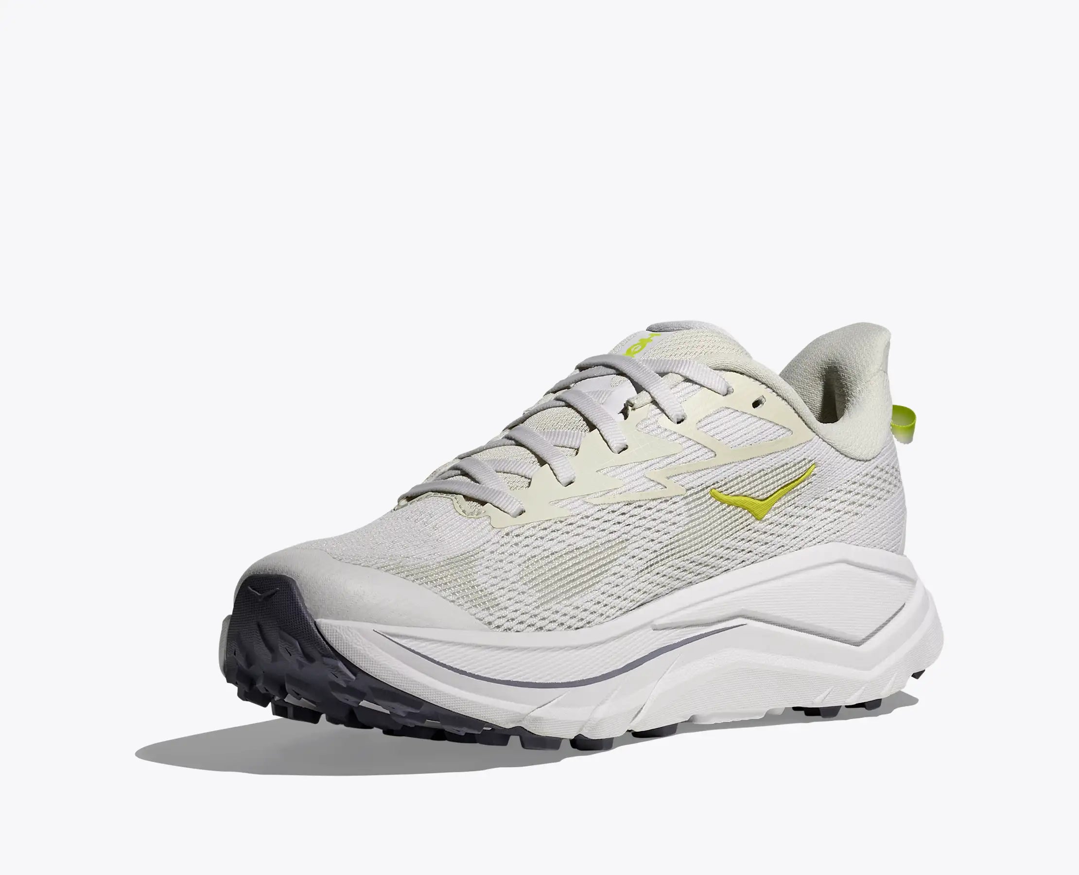 HOKA Women's Challenger 8 - WHITE / NEON HOKA CITRUS
