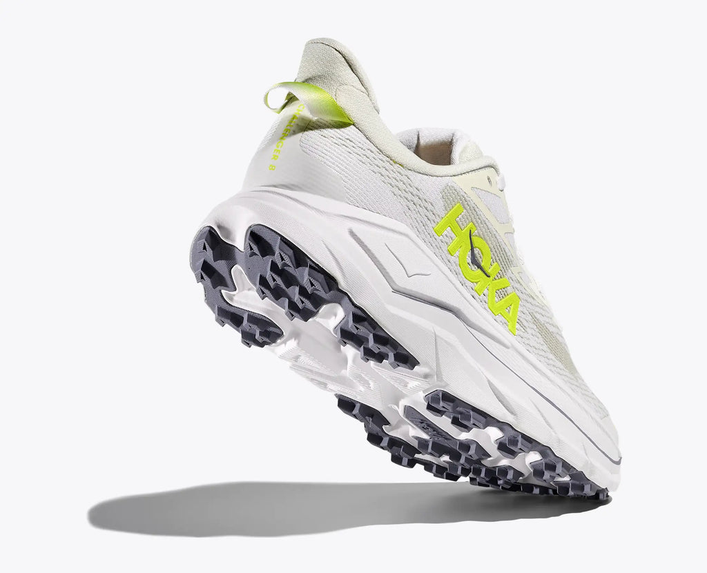 HOKA Women's Challenger 8 - WHITE / NEON HOKA CITRUS
