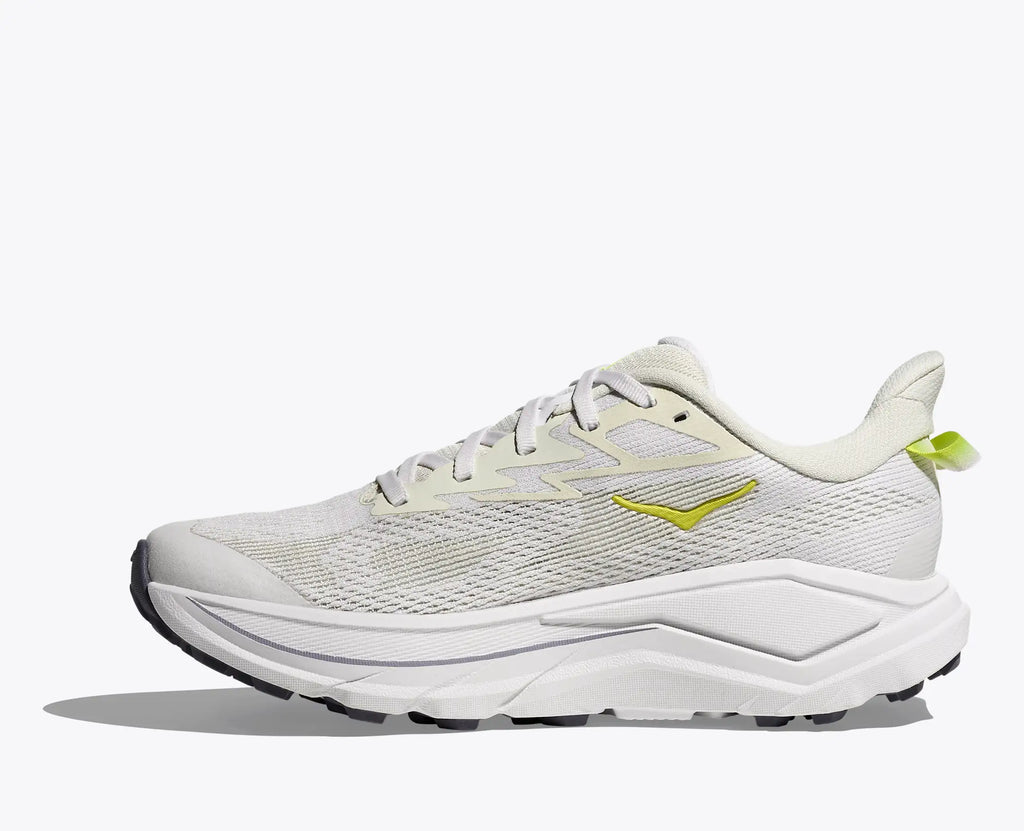 HOKA Women's Challenger 8 - WHITE / NEON HOKA CITRUS
