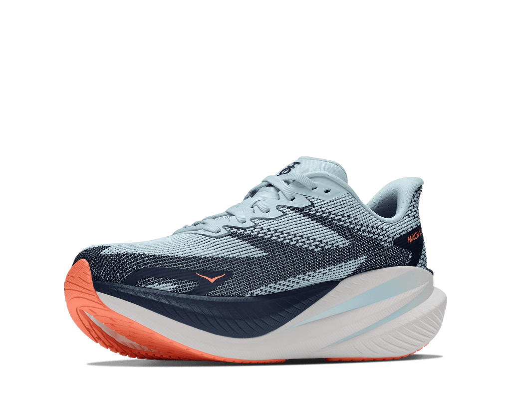 HOKA Women's Mach X 3 - GLIMMERING BLUE / VARSITY NAVY