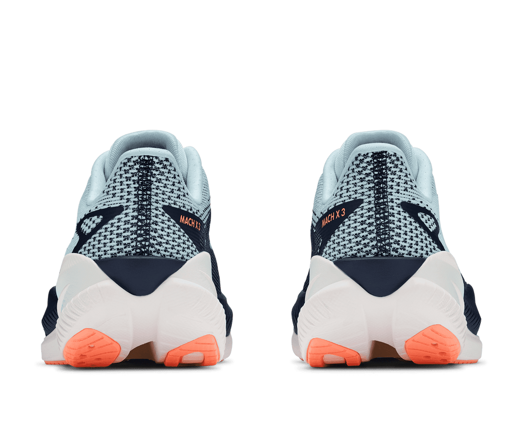 HOKA Women's Mach X 3 - GLIMMERING BLUE / VARSITY NAVY
