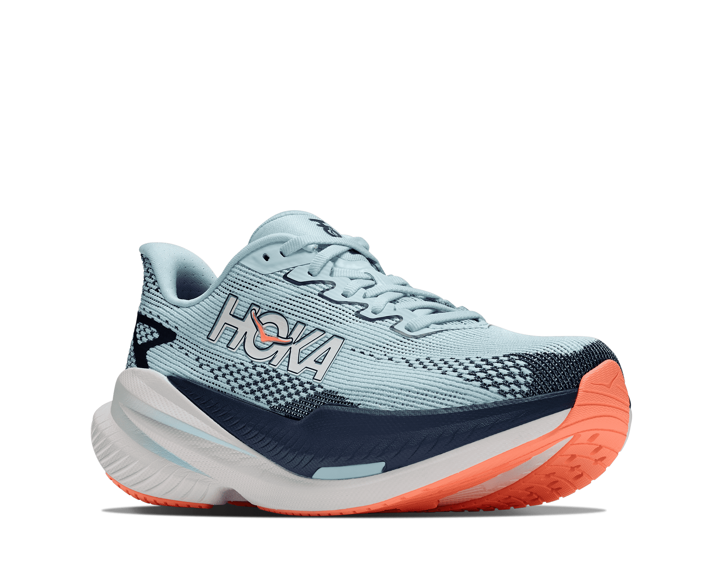 HOKA Women's Mach X 3 - GLIMMERING BLUE / VARSITY NAVY