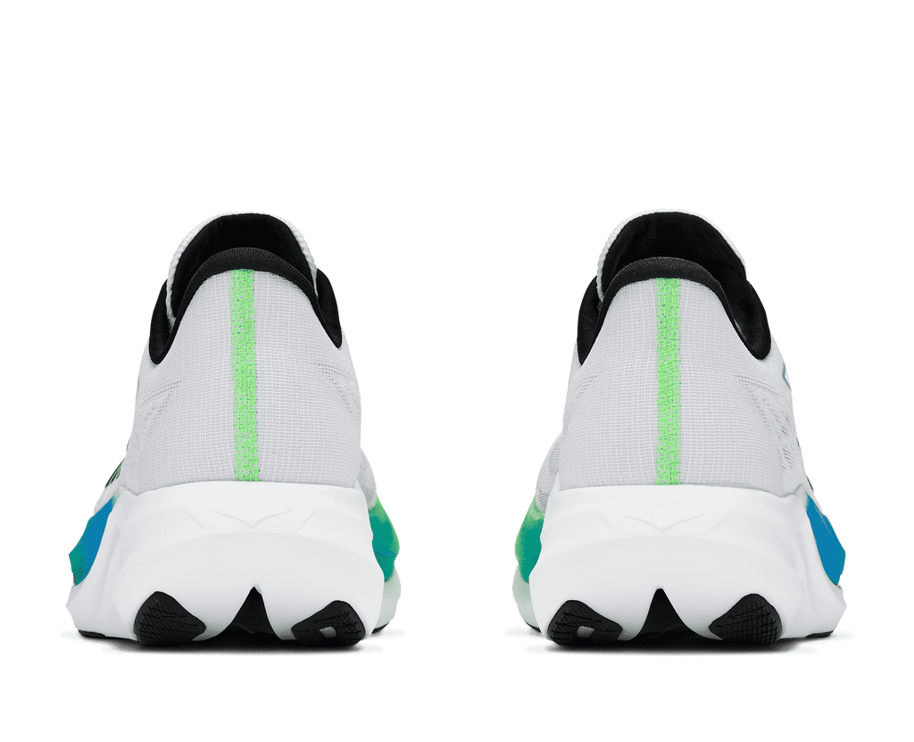 HOKA Unisex Rocket X 3 - FROST / ELECTRIC LIME