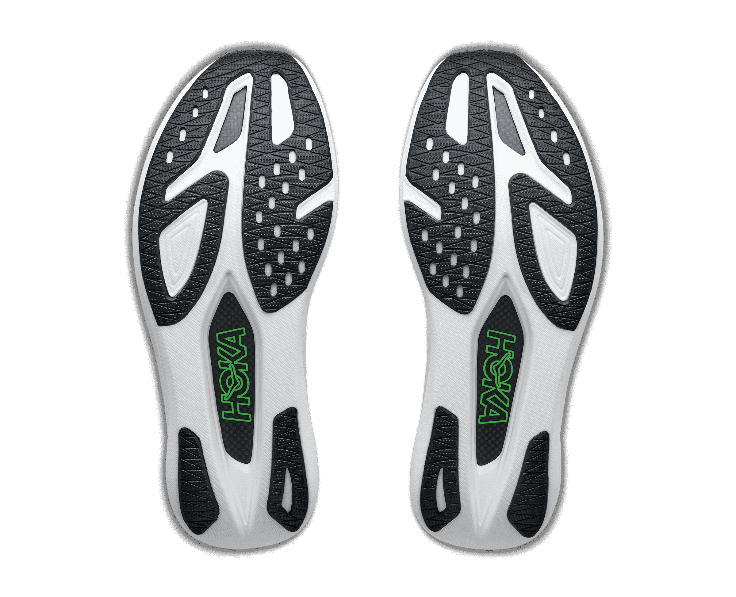 HOKA Unisex Rocket X 3 - FROST / ELECTRIC LIME