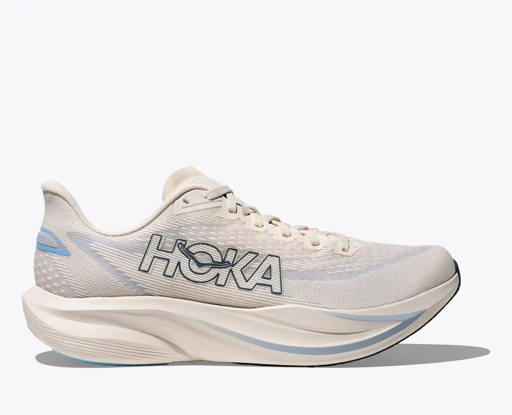 HOKA Men's Mach 7 - ALABASTER / SOARING BLUE (Wide)