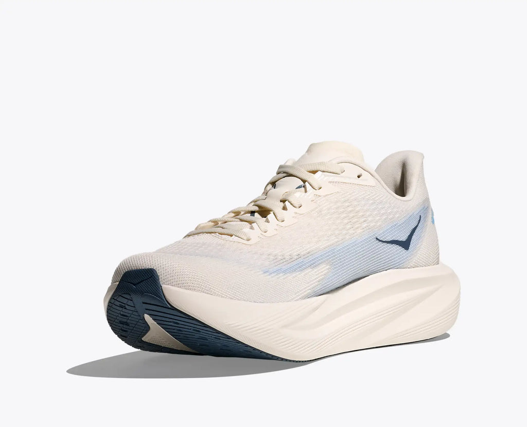 HOKA Men's Mach 7 - ALABASTER / SOARING BLUE (Wide)