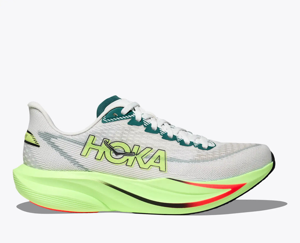 HOKA Men's Mach 7 - FROST / NEON YUZU