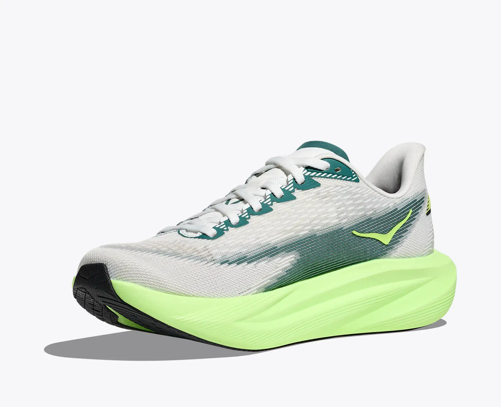 HOKA Men's Mach 7 - FROST / NEON YUZU (Wide)