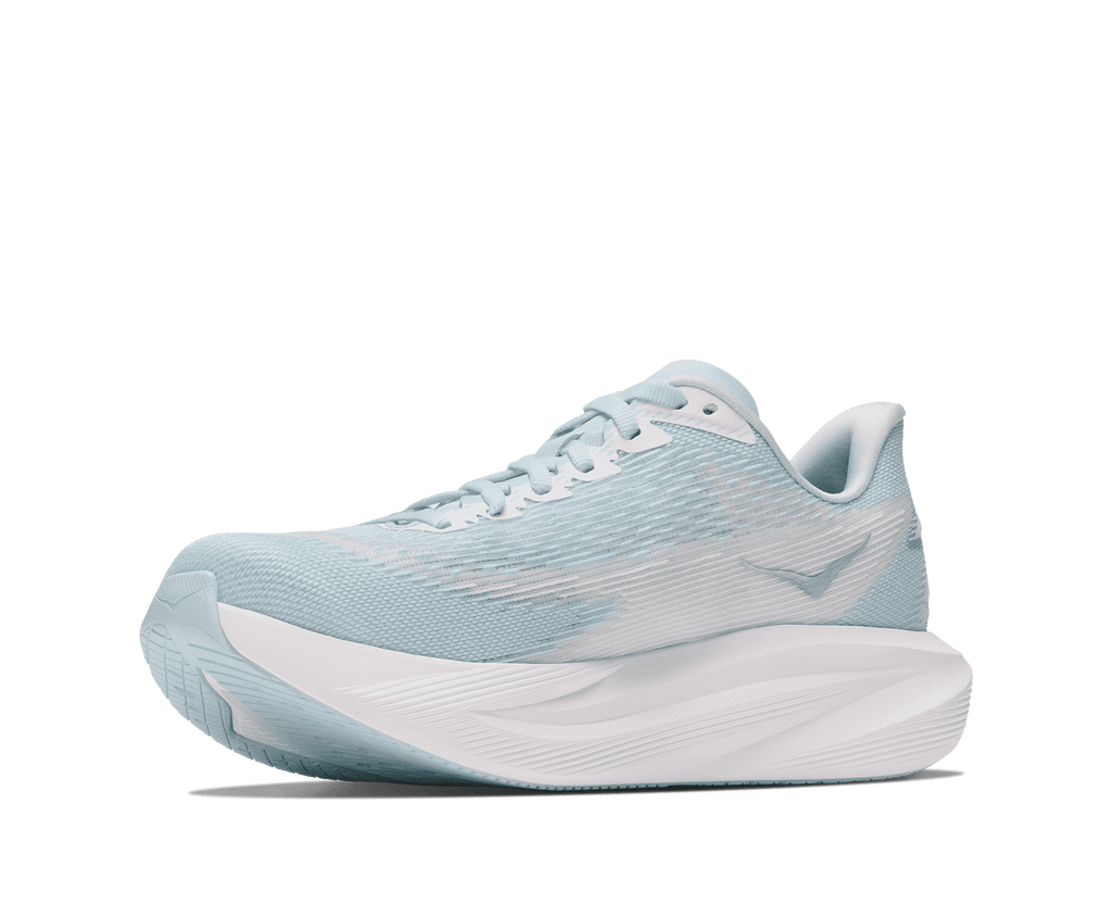 HOKA Women's Mach 7 - GLIMMERING BLUE / FROST (Wide)