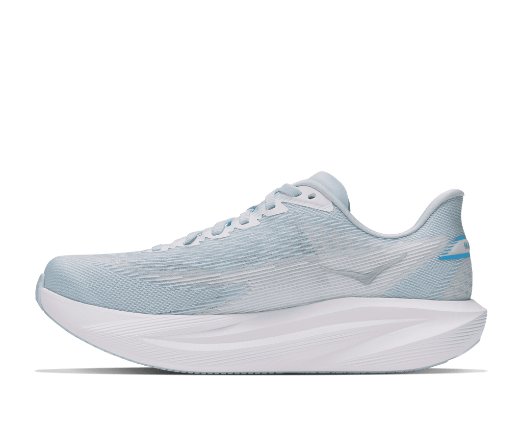 HOKA Women's Mach 7 - GLIMMERING BLUE / FROST (Wide)