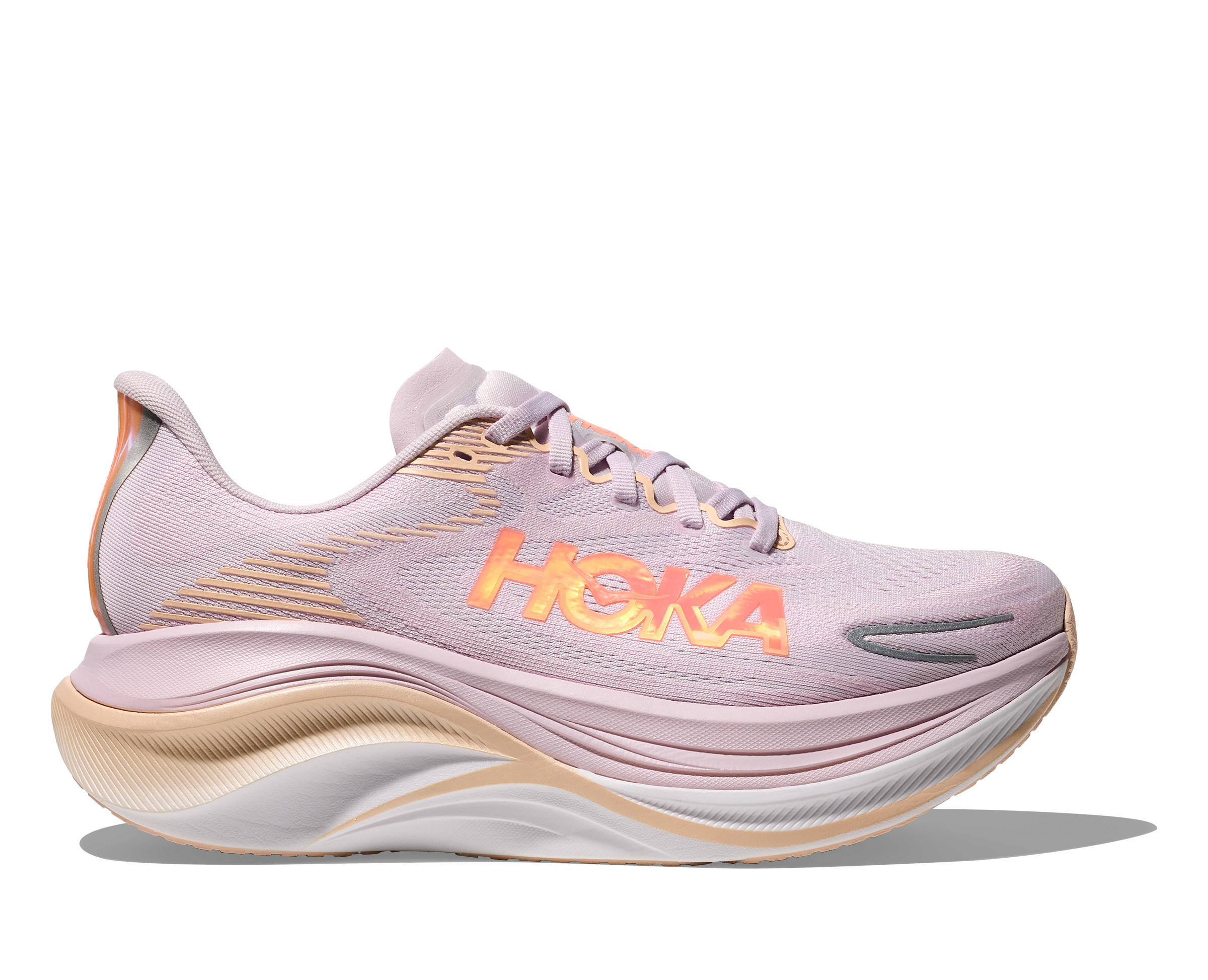 HOKA Women's Skyward X 2 - LILAC CREAM/ TANGERINE GLOW
