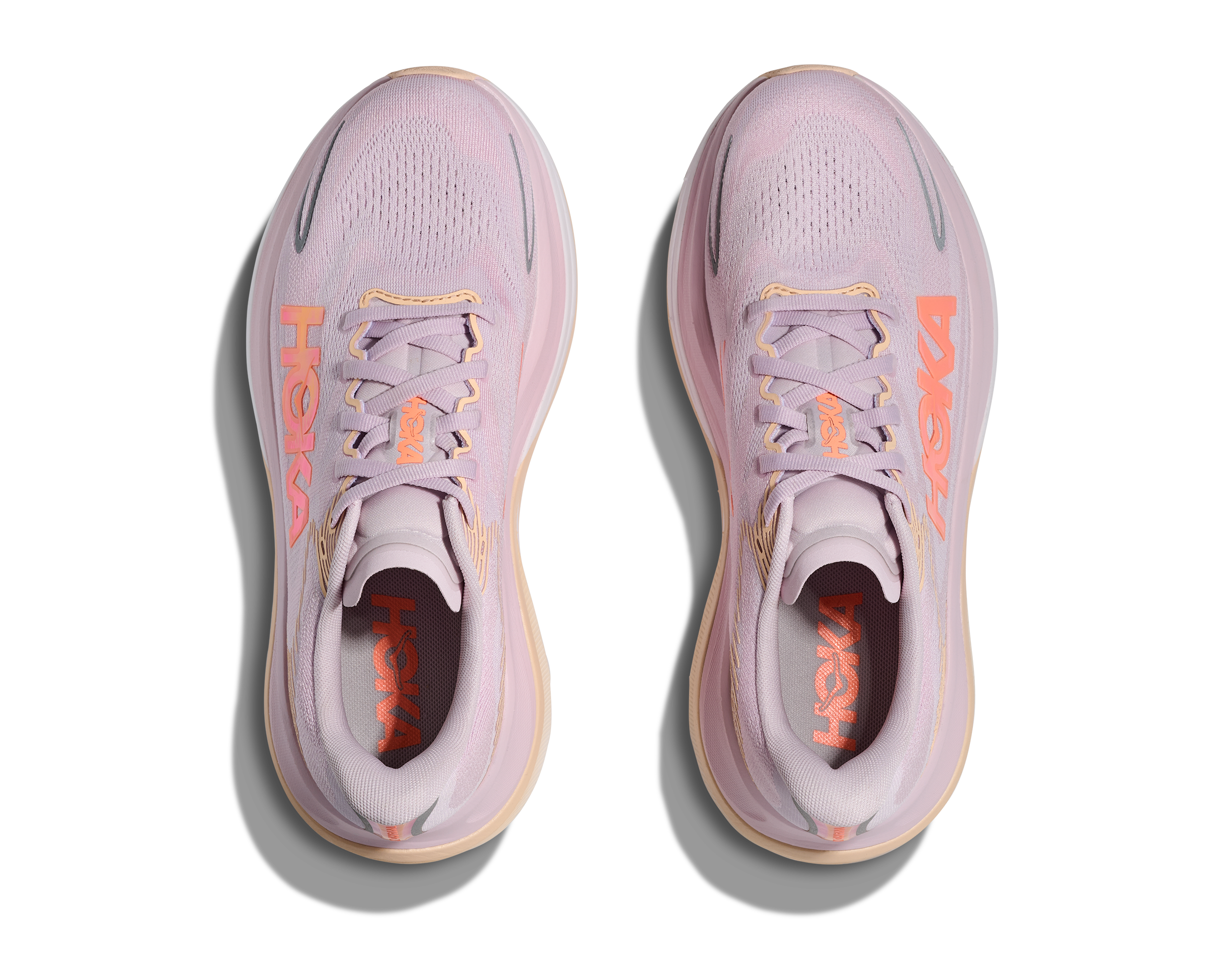 HOKA Women's Skyward X 2 - LILAC CREAM/ TANGERINE GLOW