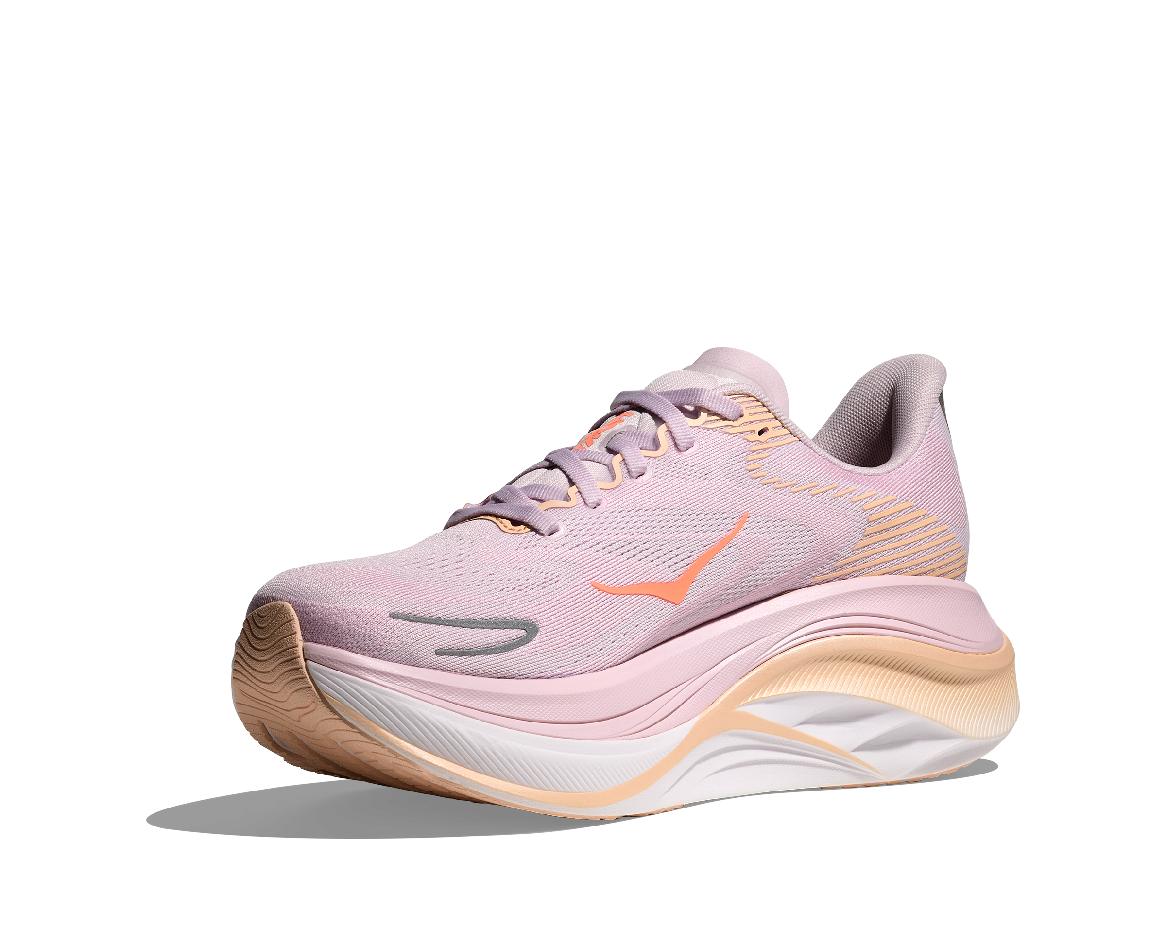 HOKA Women's Skyward X 2 - LILAC CREAM/ TANGERINE GLOW