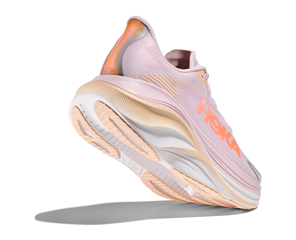 HOKA Women's Skyward X 2 - LILAC CREAM/ TANGERINE GLOW