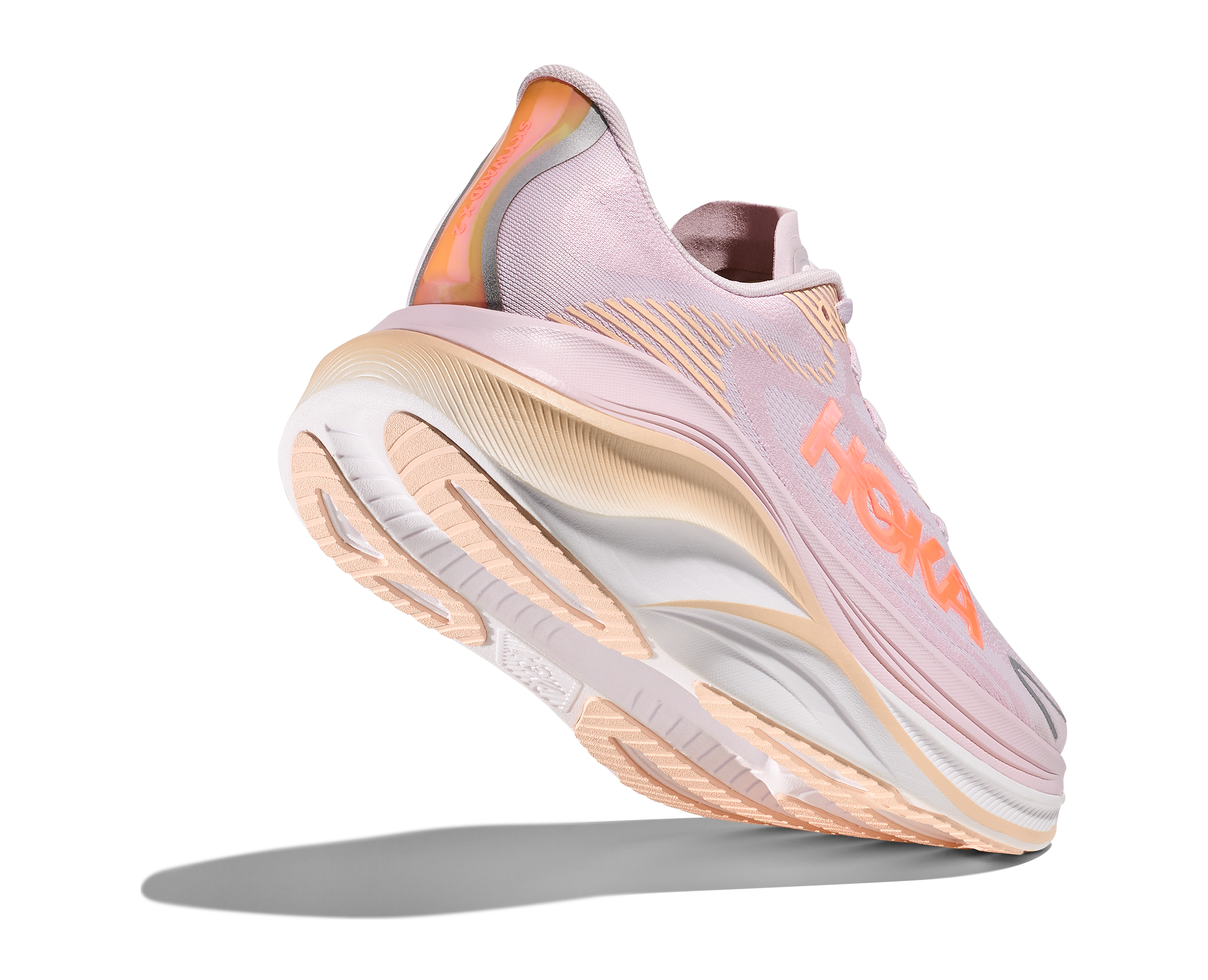 HOKA Women's Skyward X 2 - LILAC CREAM/ TANGERINE GLOW