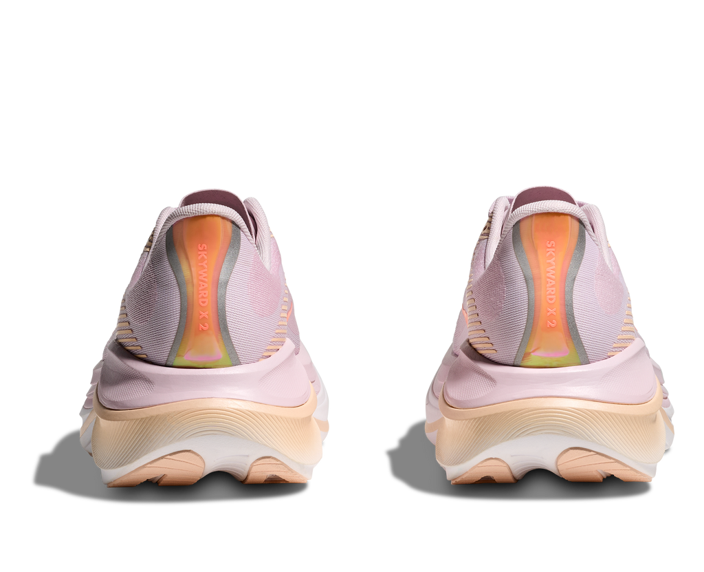 HOKA Women's Skyward X 2 - LILAC CREAM/ TANGERINE GLOW
