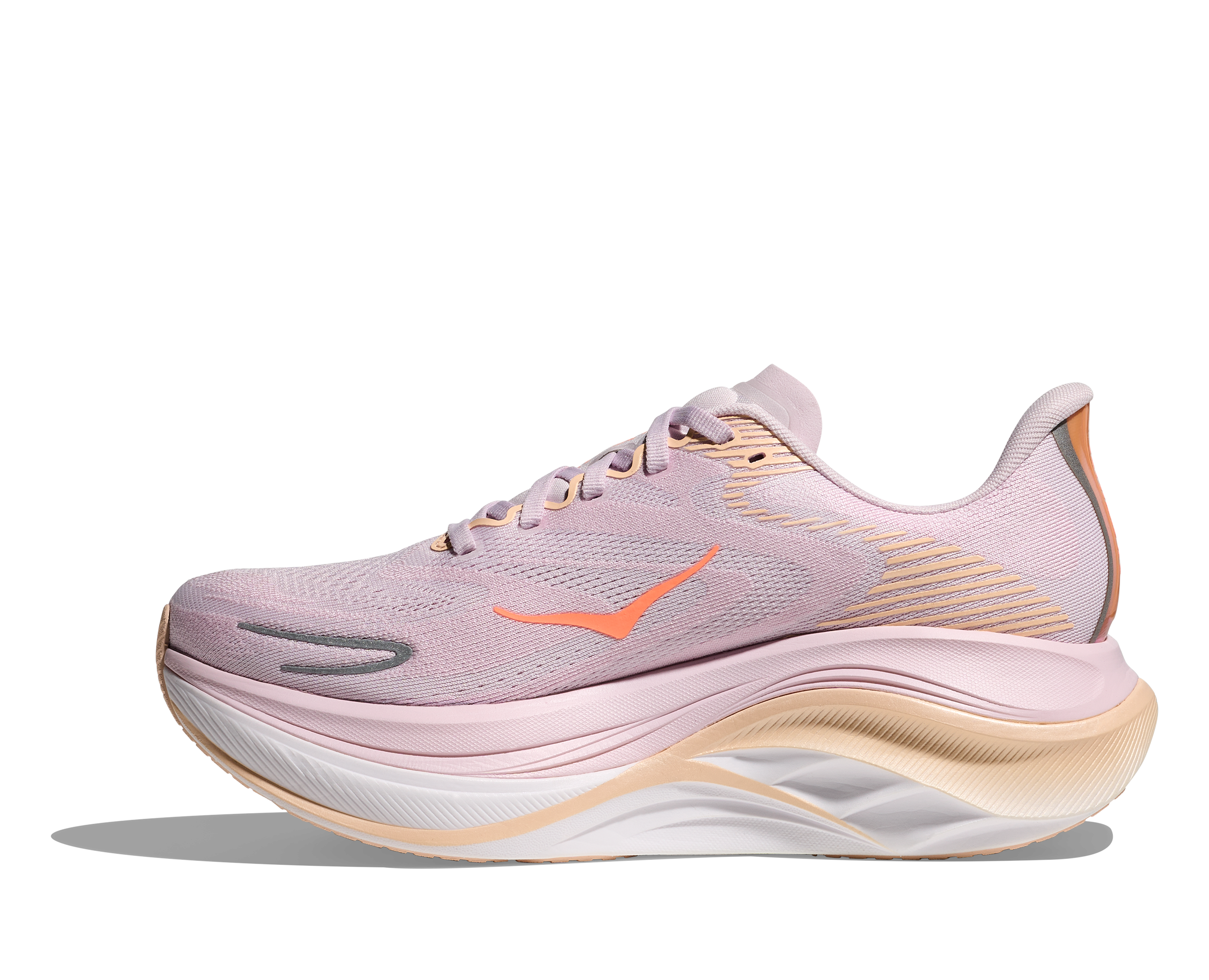HOKA Women's Skyward X 2 - LILAC CREAM/ TANGERINE GLOW