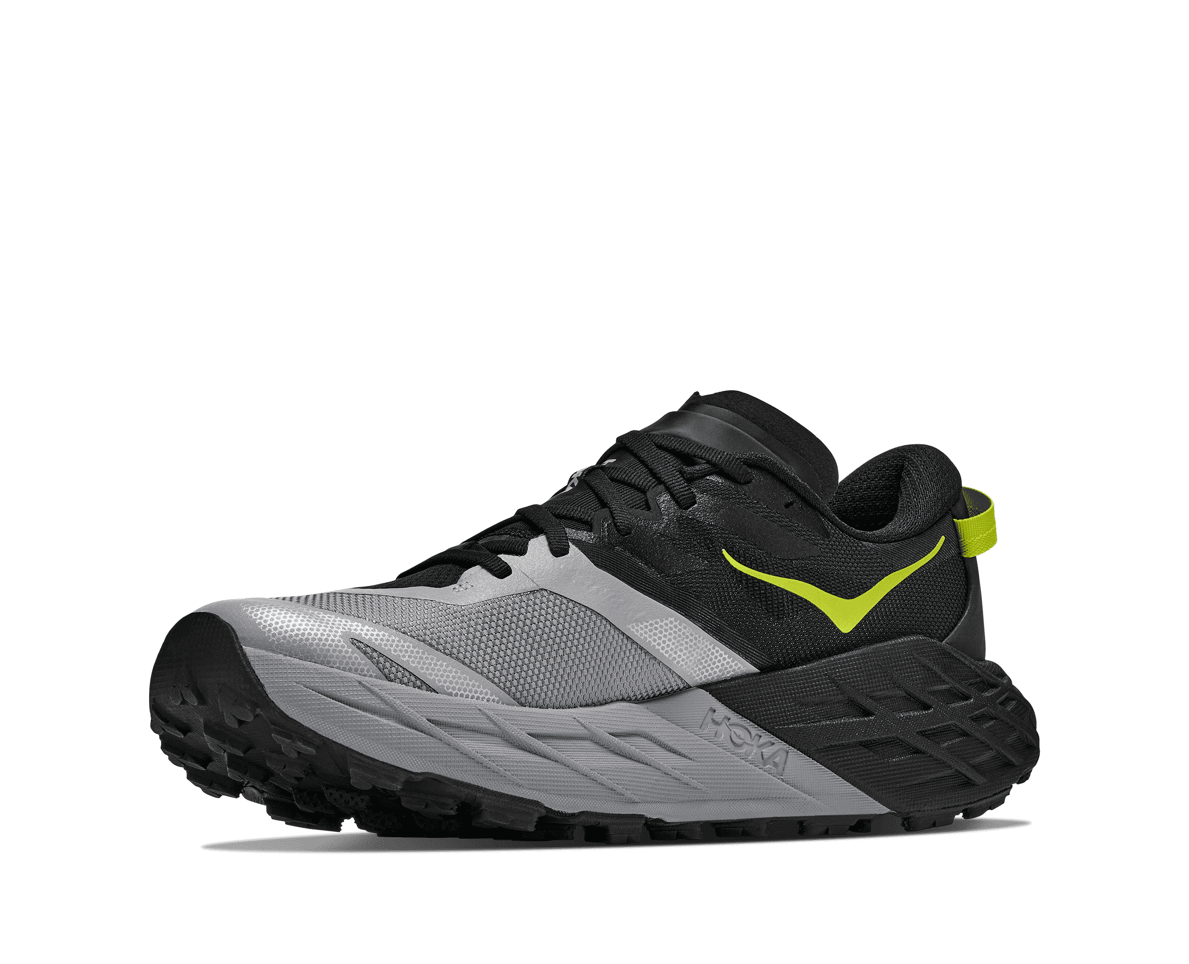 HOKA Men's Speedgoat 7 - BLACK / STELLAR GREY