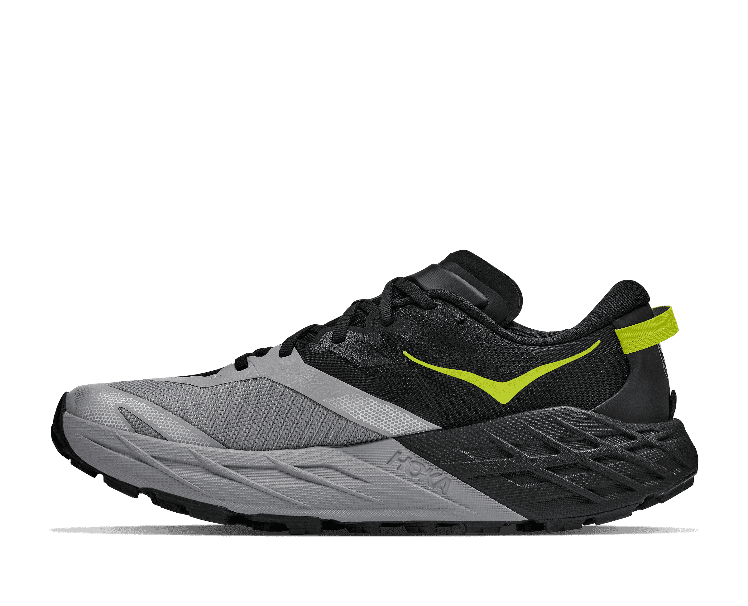 HOKA Men's Speedgoat 7 - BLACK / STELLAR GREY