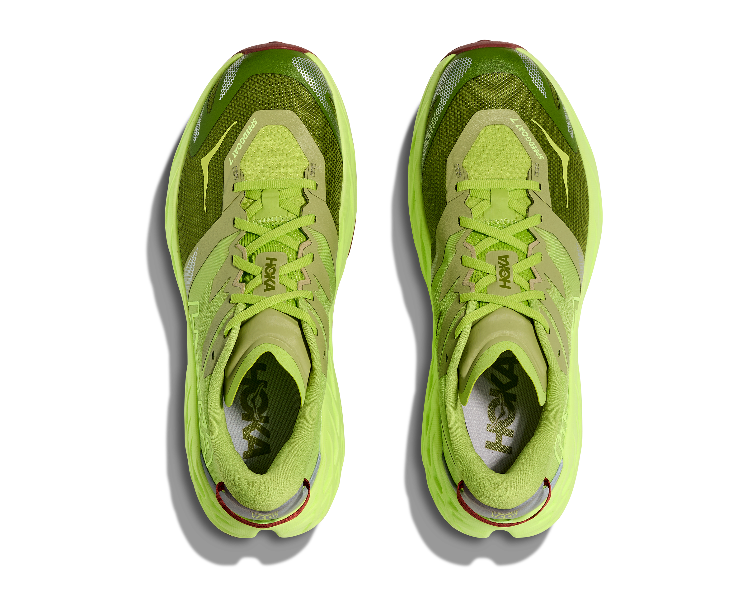 HOKA Men's Speedgoat 7 - KIWI / NEON YUZU