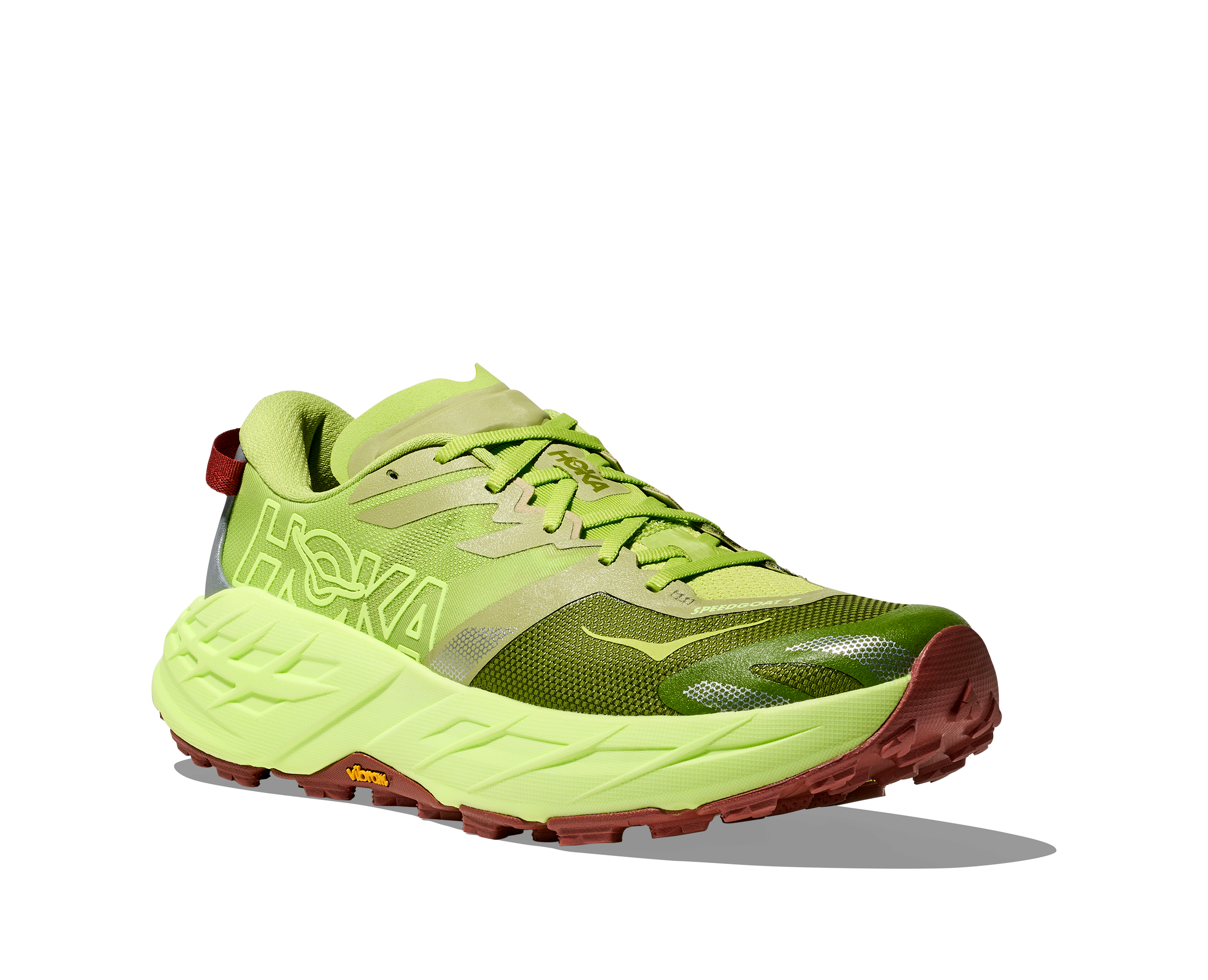 HOKA Men's Speedgoat 7 - KIWI / NEON YUZU