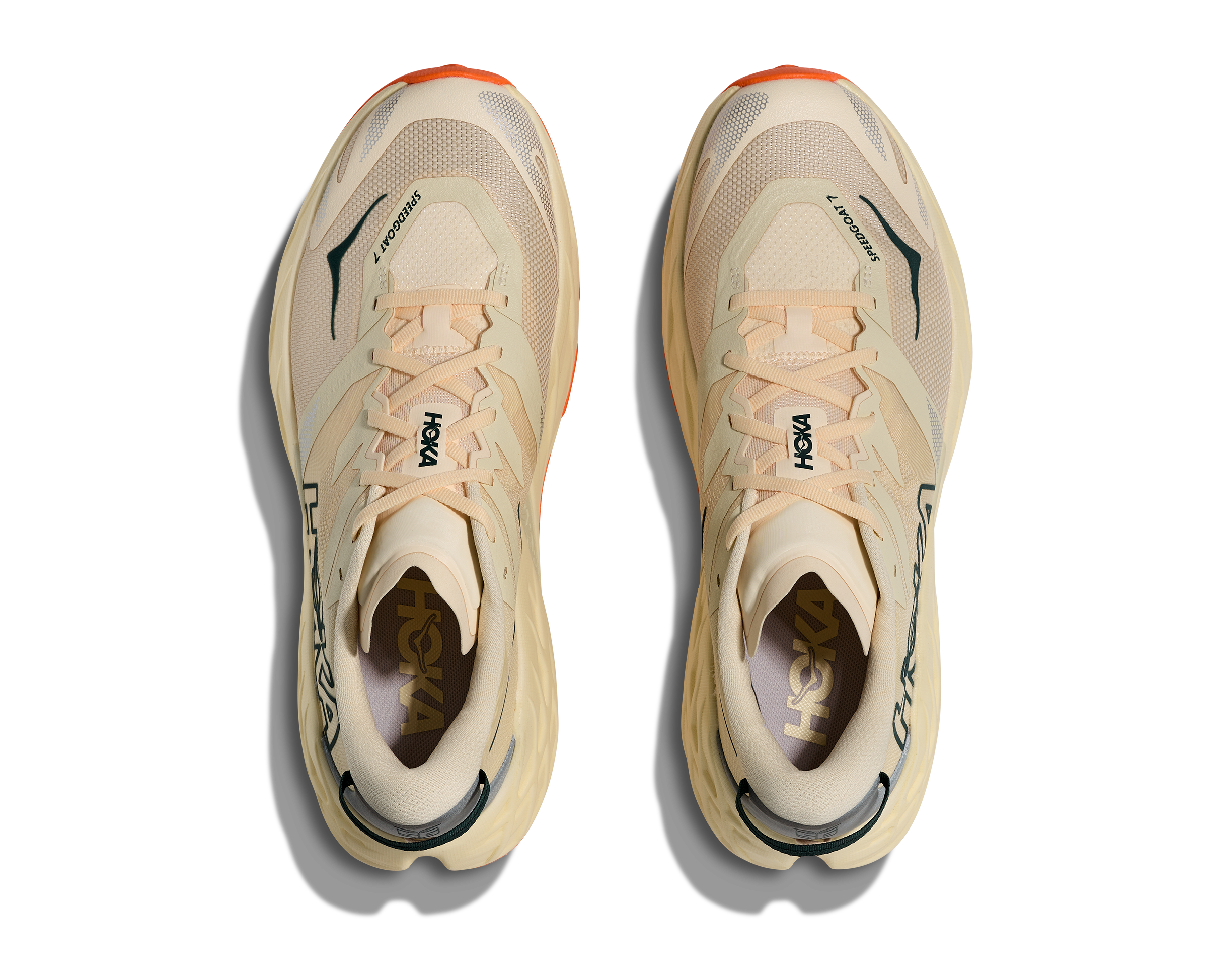 HOKA Men's Speedgoat 7 - VINTAGE YELLOW / TURMERIC