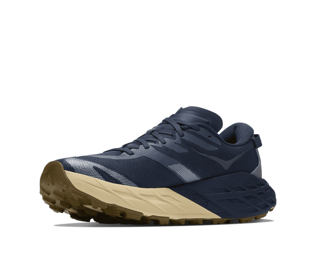 HOKA Men's Speedgoat 7 - VARSITY NAVY / BARLEY FLOUR