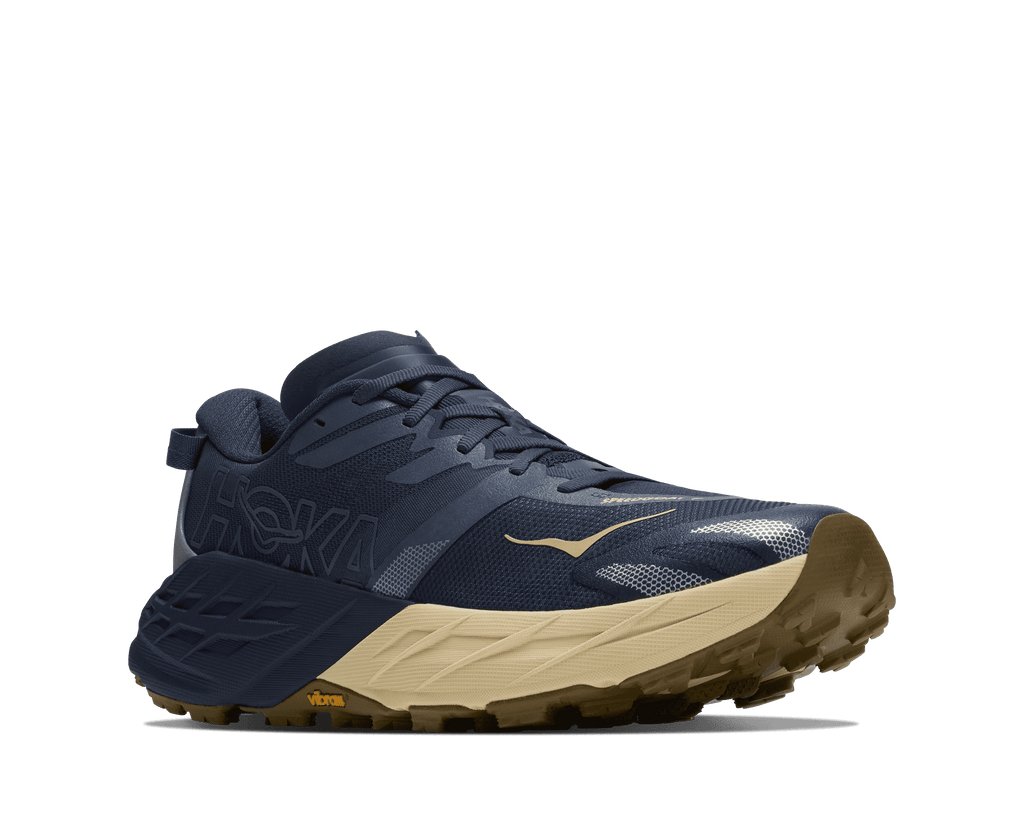 HOKA Men's Speedgoat 7 - VARSITY NAVY / BARLEY FLOUR