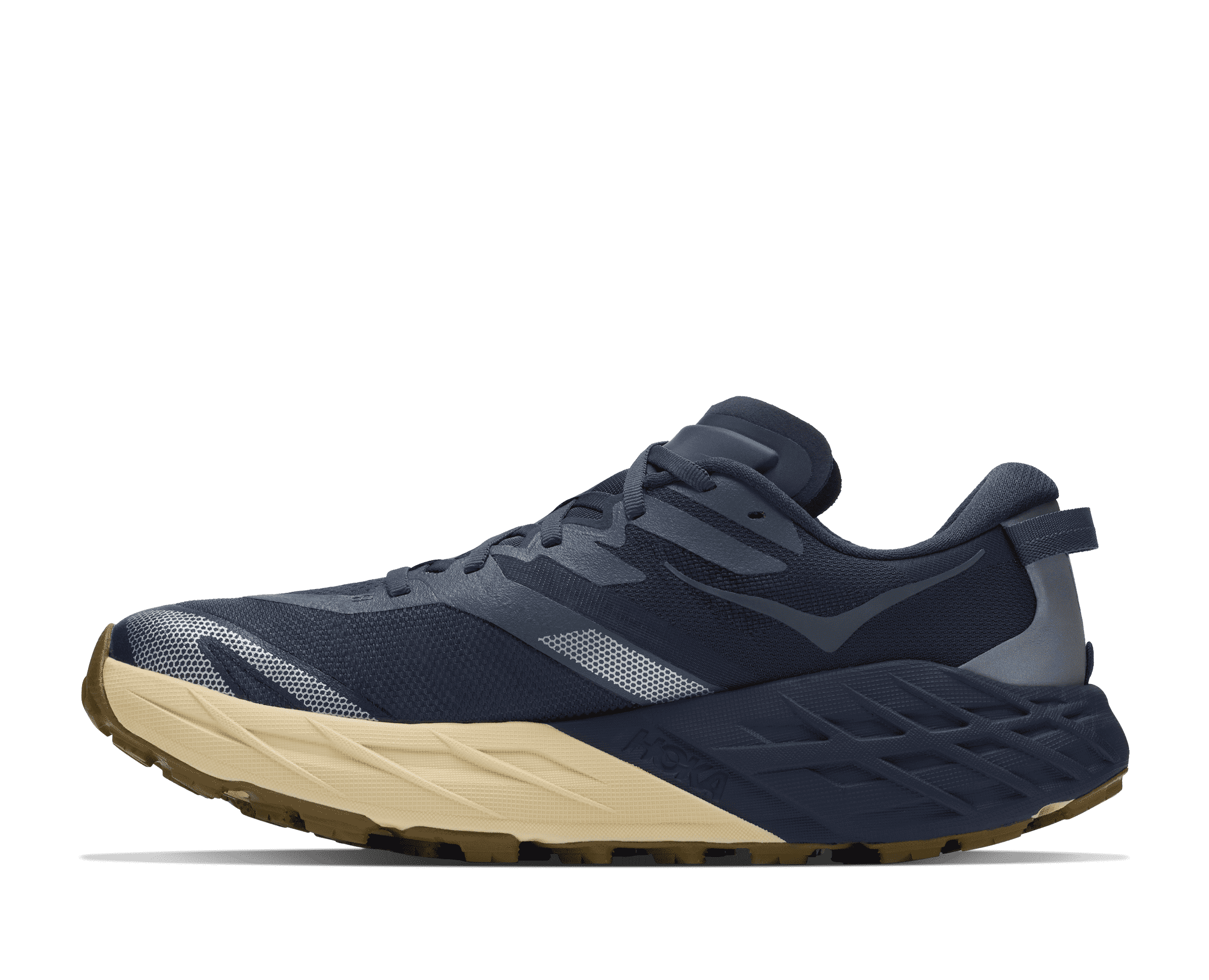 HOKA Men's Speedgoat 7 - VARSITY NAVY / BARLEY FLOUR