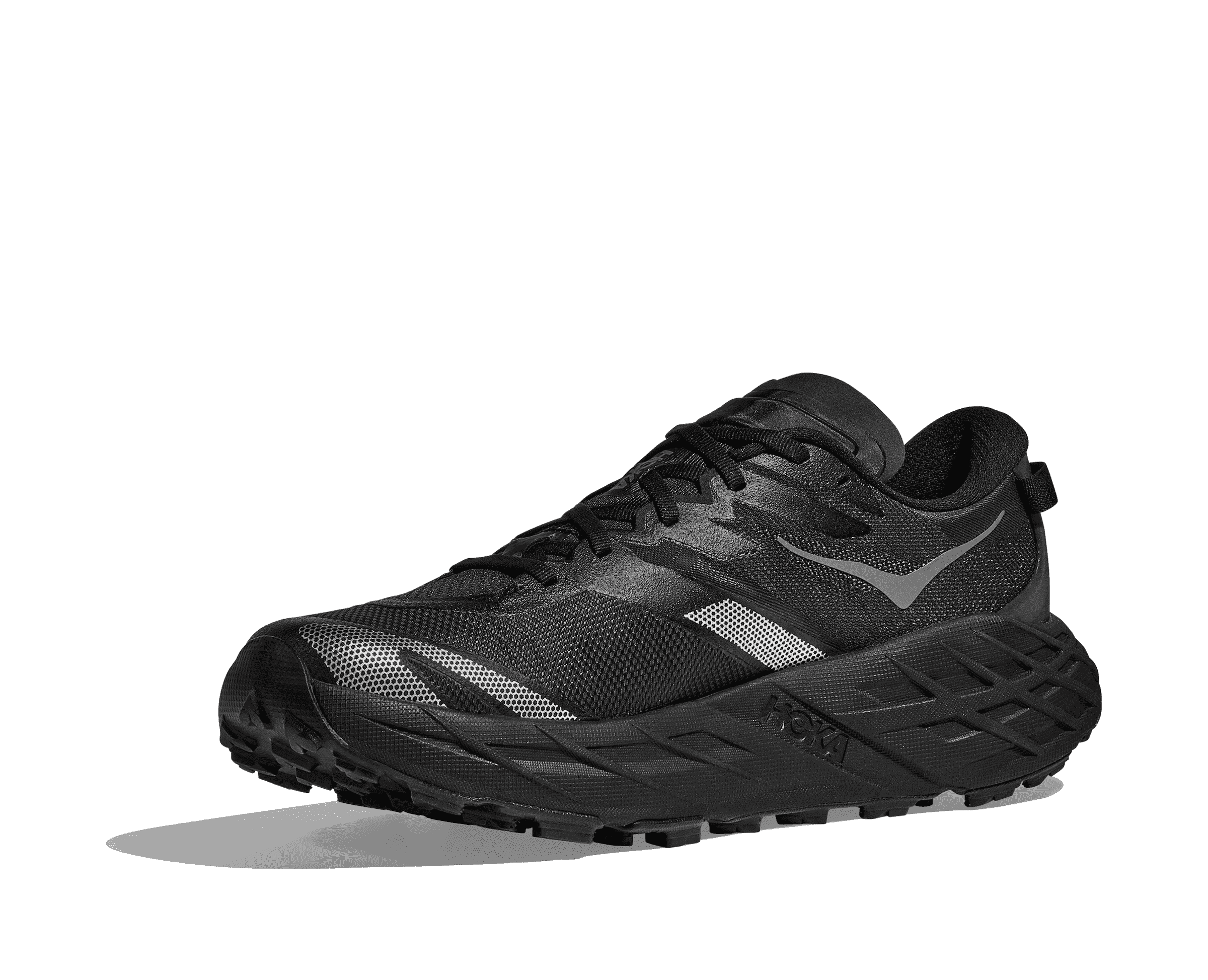 HOKA Women's Speedgoat 7 - BLACK / OUTER ORBIT