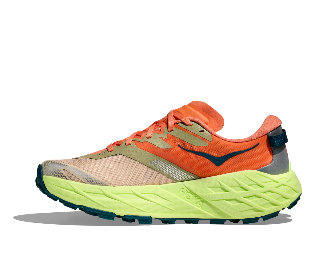 HOKA Women's Speedgoat 7 - PERSIMMON / NEON YUZU