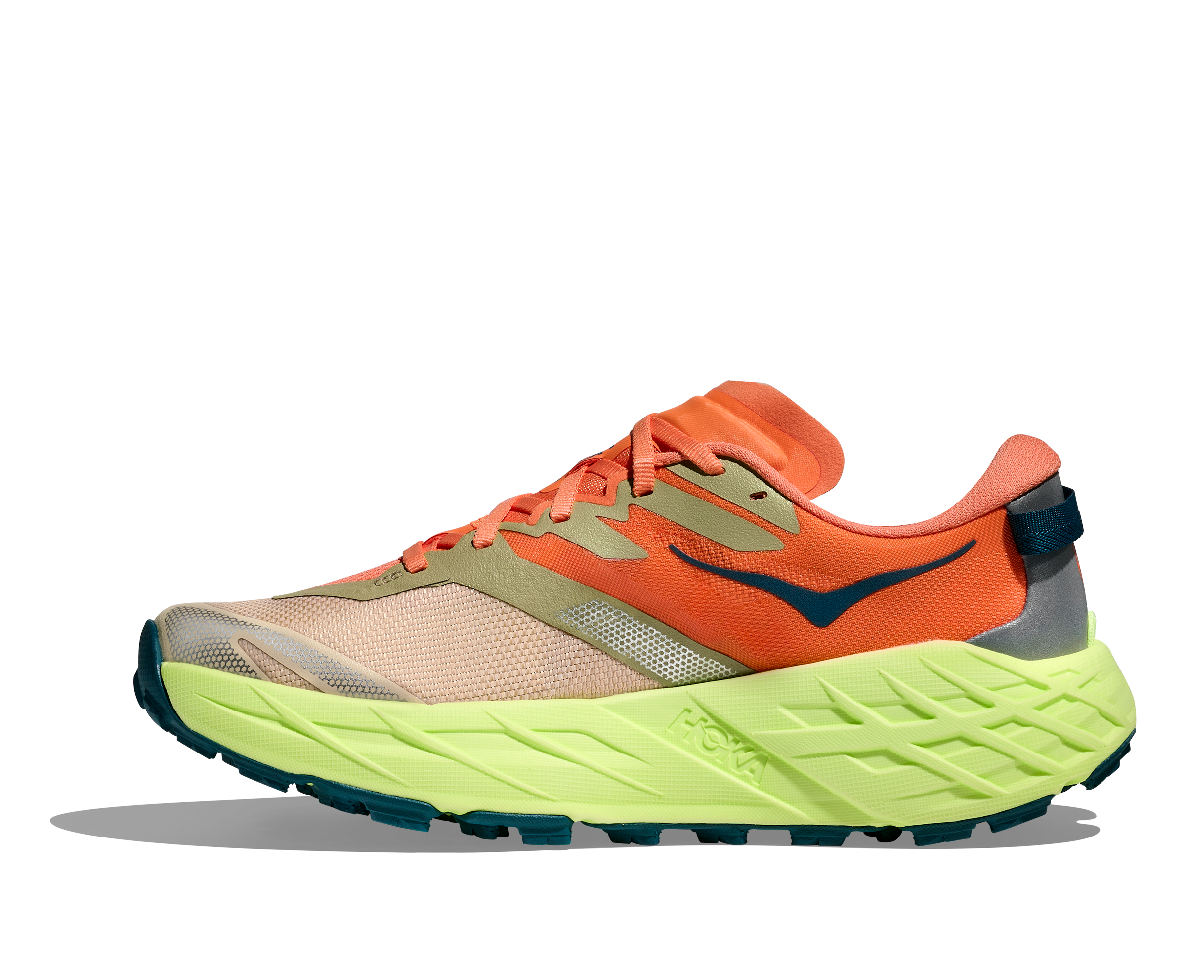 HOKA Women's Speedgoat 7 - PERSIMMON / NEON YUZU