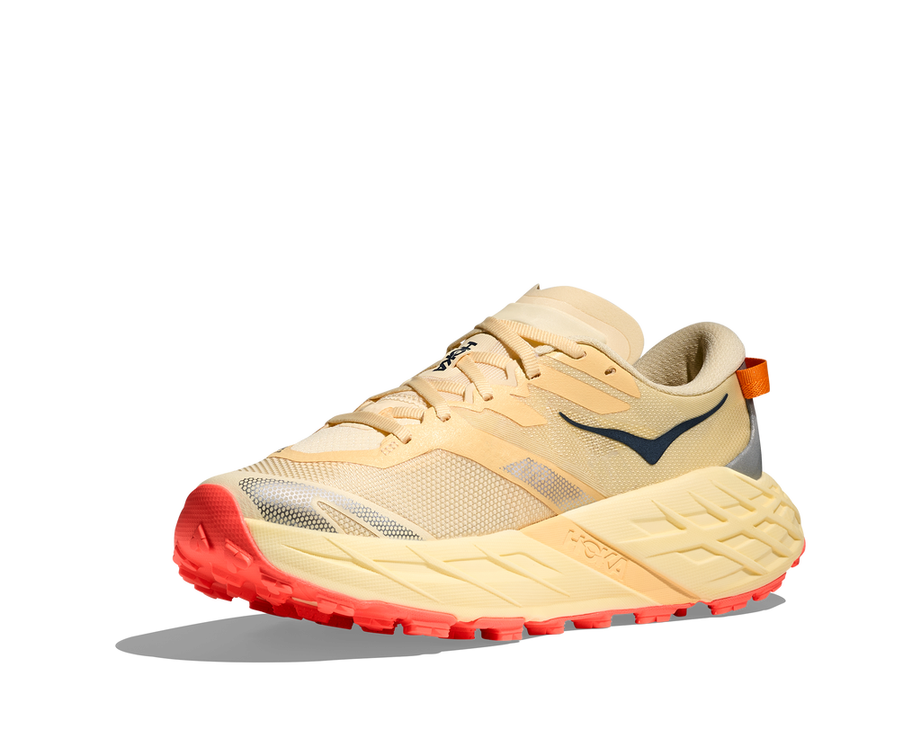 HOKA Women's Speedgoat 7 - VINTAGE YELLOW / NEON FLAME